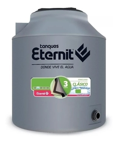 Tanque De Agua Eternit Clásico Tricapa Vertical Polietileno 500l