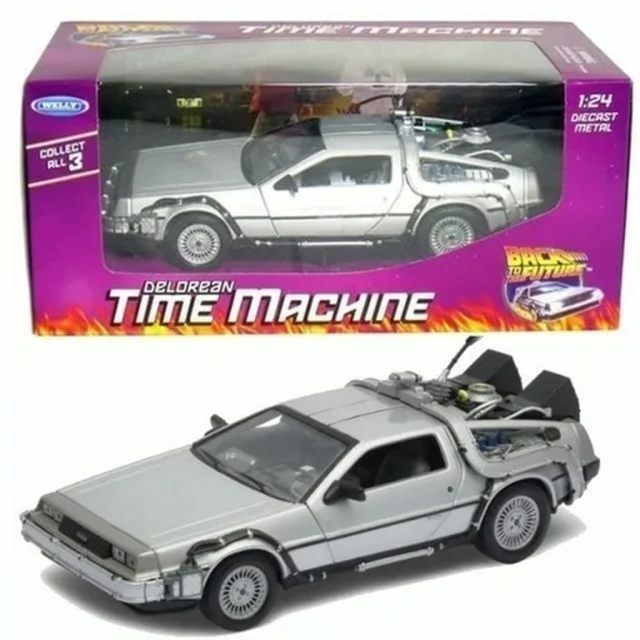 WELLY DELOREAN VOLVER AL FUTURO I 1 24 BACK TO THE FUTURE 22443