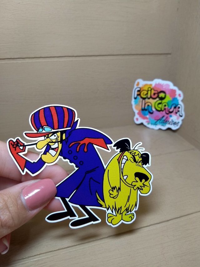 Adesivo Para Carro Dick Vigarista Muttley 3u Decoração Moto