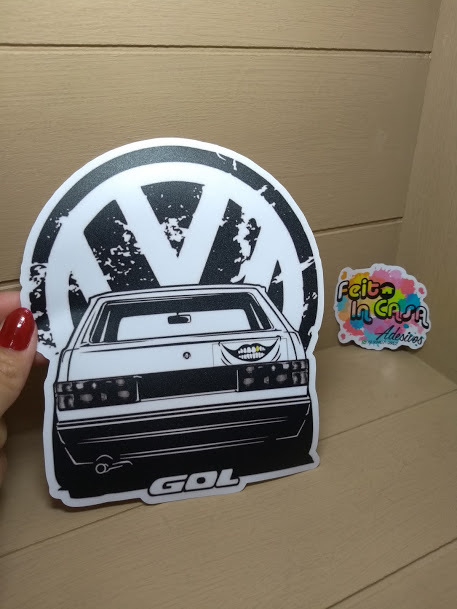 Adesivo Decorativo Carro Clube Gol Quadrado