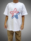 camiseta kiddo broken star branca
