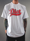 camiseta masculina diet 90´s branca