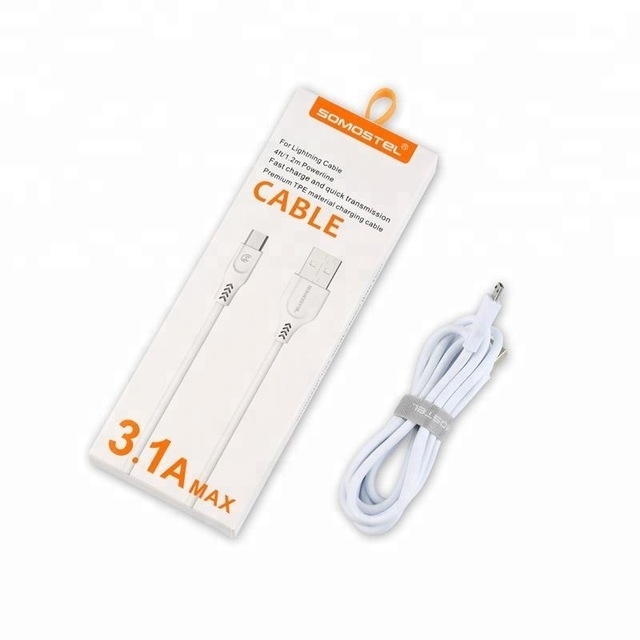 CABLE MICRO USB CARGA RAPIDA 3.1A SOMOSTEL