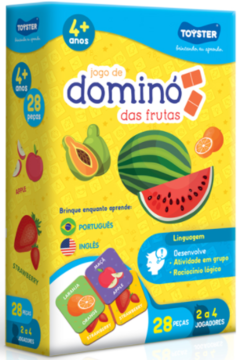 Dominó das Frutas - Português/Inglês