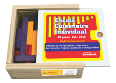 Escala Cuisenaire Individual - 62 Peças