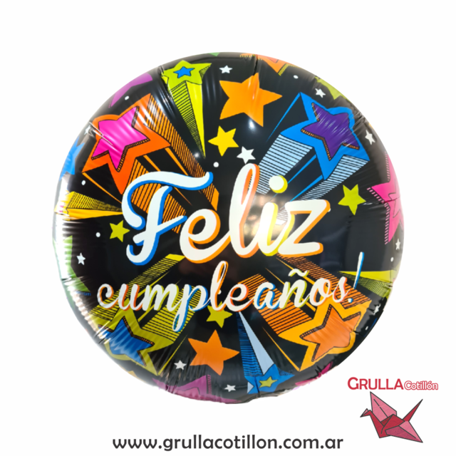 Globo foil Feliz Cumpleaños globos – La Central del Globo