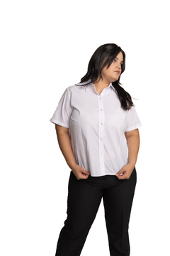 Camisa blanca manga corta - comprar online