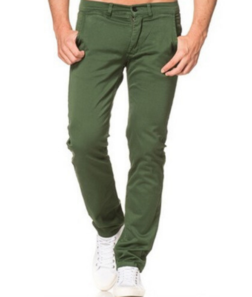 Pantalon de gabardina verde - Caetano Factory