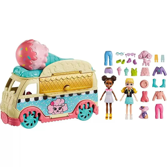 Playset - Polly Pocket - Bolo de Aniversário com Surpresas