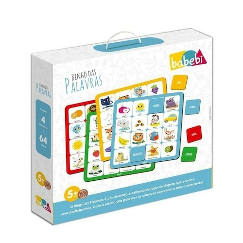 Jogo Educativo Bingo das Letras - Loja Grow