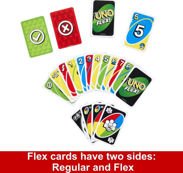 Jogo Uno De Cartas Flex Novo - Hmy99 Mattel