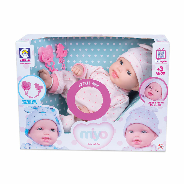 Boneca Miya Reborn Menina - 2649 Cotiplas