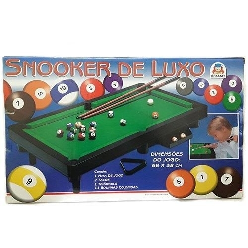 Sinuca de Mesa Snooker de Luxo 430-A Braskit