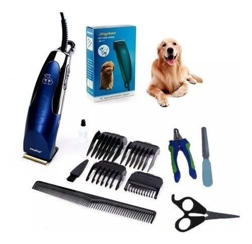 Maquina Cortar Pelo Perros Cortadora Canina + Accesorios !!