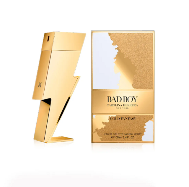 CAROLINA HERRERA BAD BOY GOLD FANTASY EDT X100ml