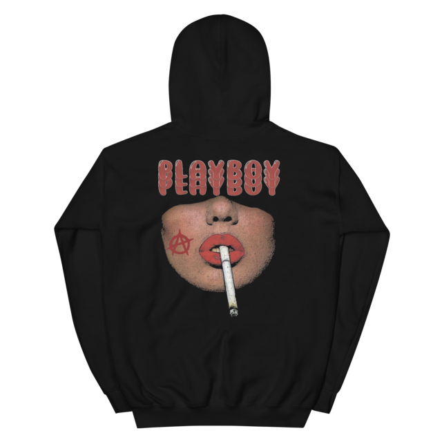 Buzo Hoodie Estampa Trasera Modelo Playboy