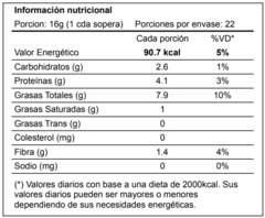 Mantequilla de mani Crunchy 350gr en internet