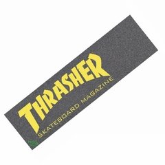 Lixa Mob Grip Thrasher Skate Mag Logo 9 in 33 Amarelo Yellow