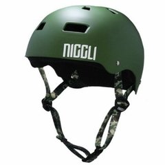 Capacete Niggli Iron Pro Verde Fosco - Fita Camuflada - comprar online