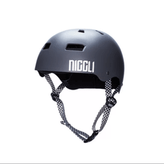Capacete Niggli Iron Pro Cinza Fosco - Fita Quadriculada na internet