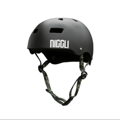 Capacete Niggli Iron Pro - Preto Fosco Fita Camo Camuflada - comprar online