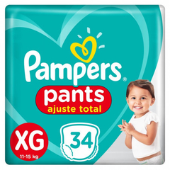 Pampers Pants Confort Sec XG x 34 unidades (11-16kg)