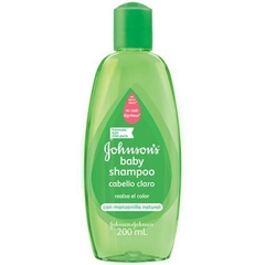 JOHNSON´S Shampoo Cabello Claro x 200 ml (verde)