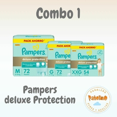 COMBO 1 Pampers Deluxe Protection Hiper pack 10% off (Nueva presentacion, Ex Premium Care)