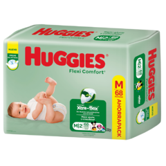 Huggies Xtra-flex talle M x 68 unidades