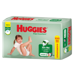 Huggies Xtra-flex talle XXG x 50 unidades