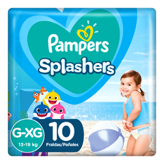Pampers Splashers Grande x 11 unidades (9 a 13 kg) - tienda online