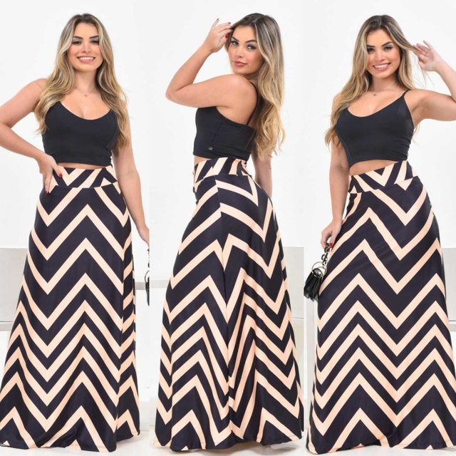 Saia longa hotsell zig zag