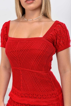 Imagem do Vestido Tricot Maitê Vermelho