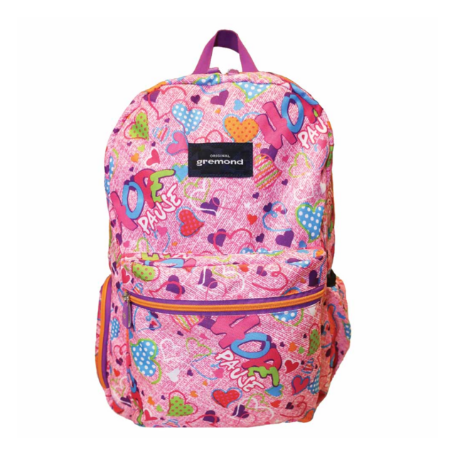 MOCHILA GREMOND 05350150108 CORAZON TINTA AMARILLA