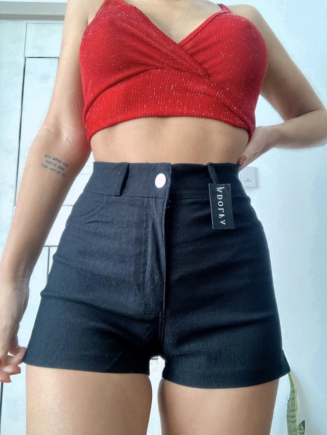 Short de bengalina mujer new arrivals