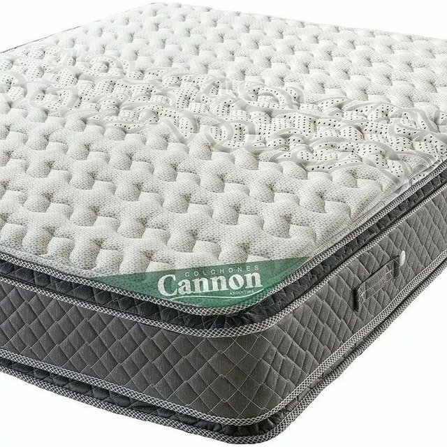 Colchon Cannon Doral 150x190 Con Pillow Resorte