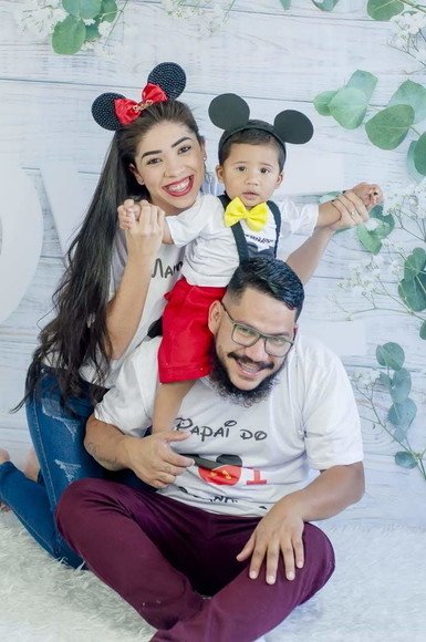 Kit camisetas MICKEY familia (3 peças) - Papareti