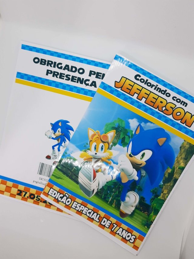 COLORINDO SONIC E SEUS AMIGOS - Colorir Desenhos para Crianças em