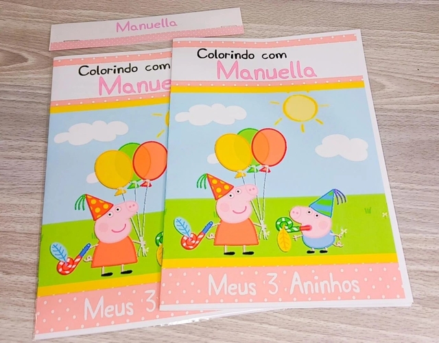 Livro de colorir Peppa Pig Lembrancinha - Digion Paper - Kit de Colorir -  Magazine Luiza