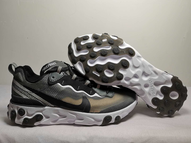 Nike react element 87 best sale preto