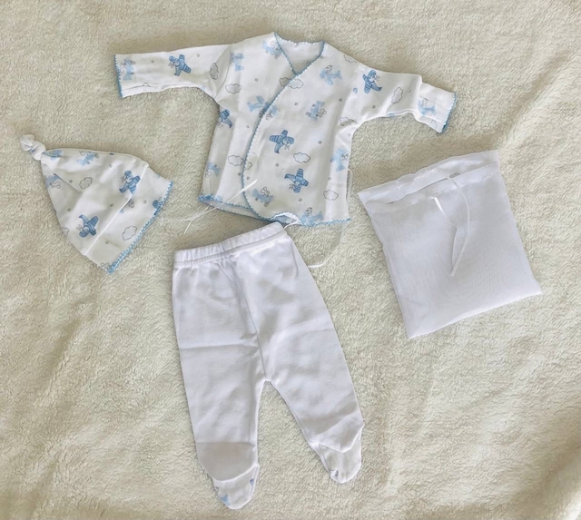 Ajuar de bebe algodon pima hot sale