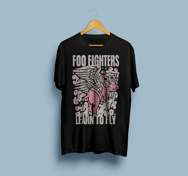 Camiseta Preta Banda Foo Fighters The Sky Turnê Brasil 2023 Bomber Rock -  Outros Moda e Acessórios - Magazine Luiza