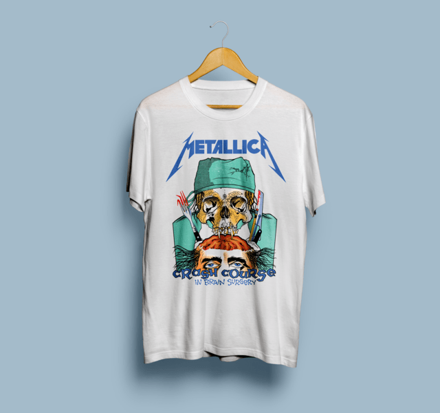 Camiseta metallica vintage hotsell
