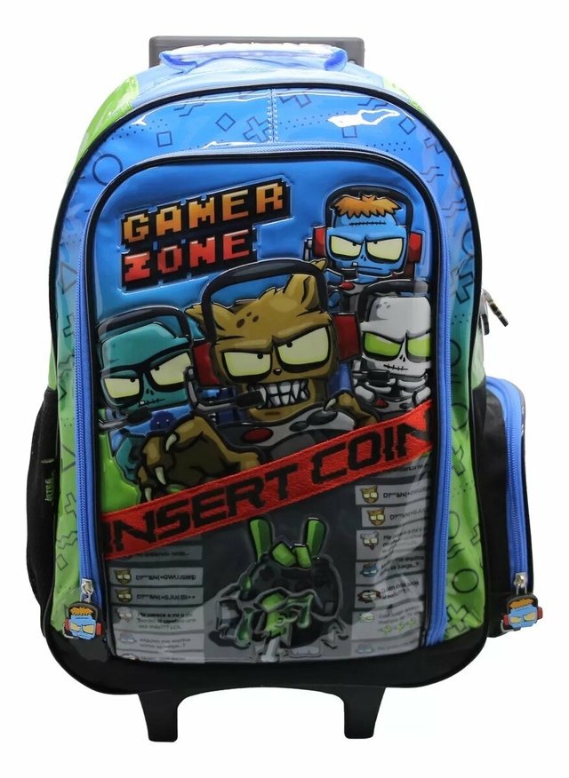 Mochila Zombies Carro 18 Primaria Art. OM802 Cresko