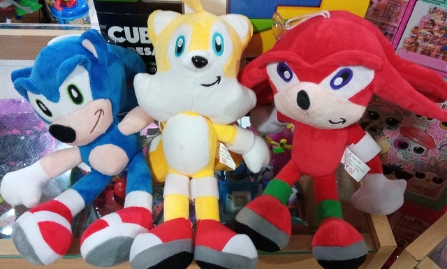 Peluche Sonic 25 cm Imposol - Jugueteria Rubi