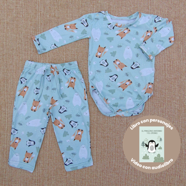 Pijama pinguino clearance bebe