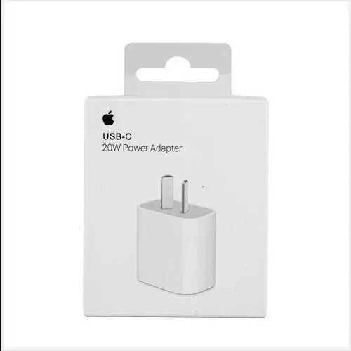 Cargador certificado turbo 20W apple para iPhone, USB-C