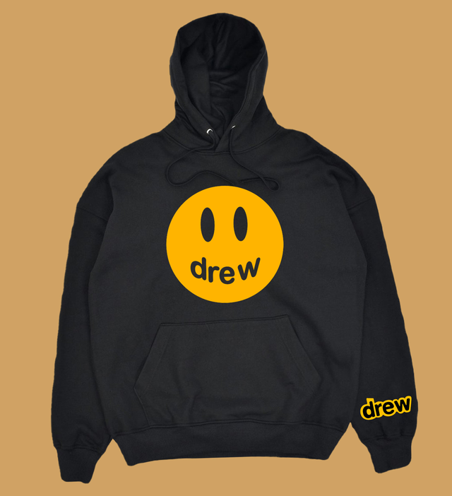 Buzo Negro Drew Justin Bieber DF Stampa