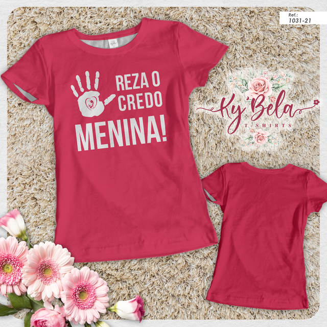 T-SHIRT NOSSA SENHORA APARECIDA - ROSA BEBE, Atacado Tshirt