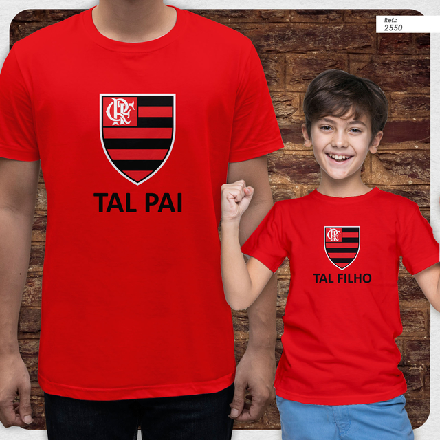 Kit Pai Mãe e Filho Flamengo (3 peças)